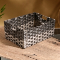 Корзина плетеная 40х29х17 см, пластик