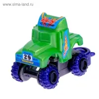 Конструктор &laquo;Джип&raquo; с запуском, 12 деталей, МИКС