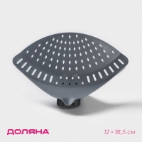 Дуршлаг - слив кухонный на прищепке Доляна, 12&times;18,5 см, цвет МИКС