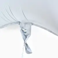 Воздушные шары фольгированные 18" "Звезда" цвет белый,  набор 5 штук