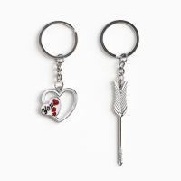 Брелок для ключей парный, &laquo;Ты моя булочка&raquo;, металл, 9 х 14 см