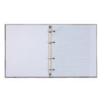 Тетрадь на кольцах A5 120 листов в клетку Calligrata "Графика", обложка 7БЦ, блок офсет