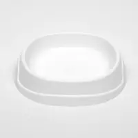 Миска №1 "Нулевка" 200 мл, 13,5 х 12,5 х 3 см, белый перламутр