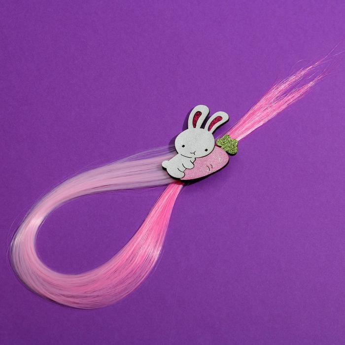 Заколки для волос , цветная прядь &laquo;Ты такая сладкая!&raquo;