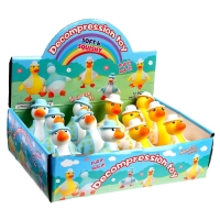 Мялка &laquo;Уточка&raquo;с пастой, цвета МИКС