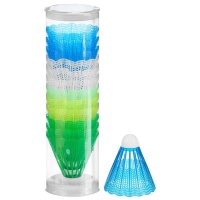 Волан для бадминтона, 12 шт., пластик, цвет МИКС Волан для бадминтона, 12 шт., пластик, цвет МИКС