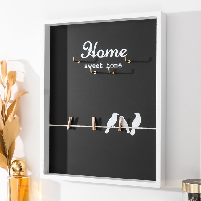 Крючки декоративные дерево Крючки декоративные дерево "Птицы на проводах" 24,5х3х30,5 см