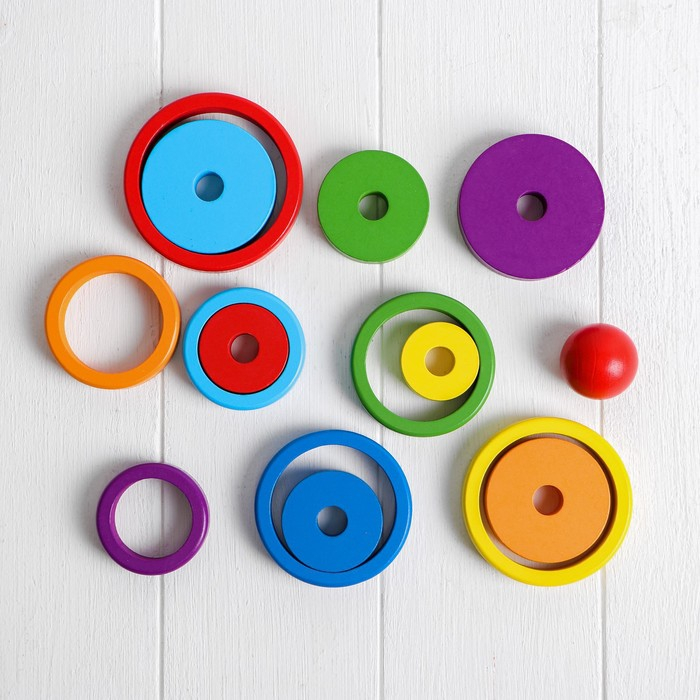 Логическая пирамидка &laquo;Сказка&raquo; 9&times;9&times;21 см