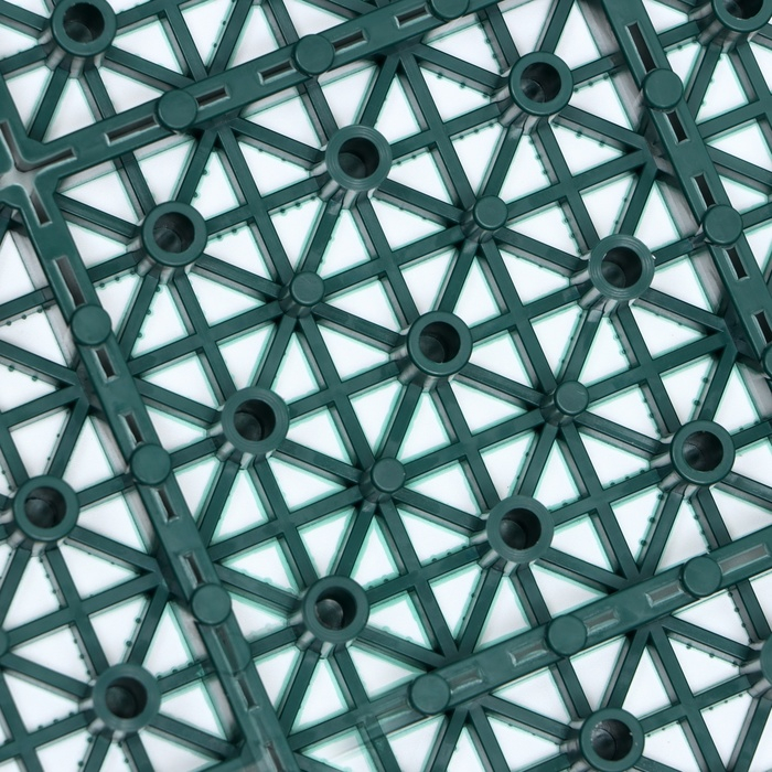 Универсальное покрытие POL-PLAST 30 х 30 см, зеленый, набор 9 шт