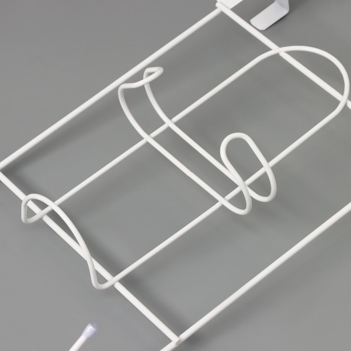 Держатель надверный для гладильной доски и утюга, 25&times;14,5&times;40,5 см, белый