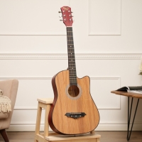 Гитара акустическая, цвет дерево, 97см, с вырезом Гитара акустическая, цвет дерево, 97см, с вырезом