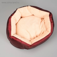 Лежанка для животных "Комфорт" 38 х 25 х 14 см, тафта, микс цветов Лежанка для животных "Комфорт" 38 х 25 х 14 см, тафта, микс цветов
