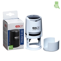 Оснастка для круглой печати автоматическая COLOP Printer R40, диаметр 41.5 мм, с крышкой, корпус белый Оснастка для круглой печати автоматическая COLOP Printer R40, диаметр 41.5 мм, с крышкой, корпус белый