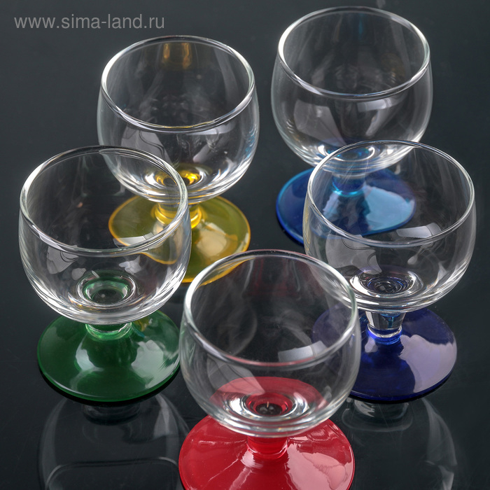 Набор рюмок «Весенний дождь», 35 мл, МИКС Набор рюмок «Весенний дождь», 35 мл, МИКС