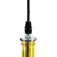 Светильник подвесной "Эйфель" Е14 40Вт желтый 8х8х27-127см