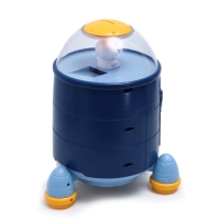 Копилка &laquo;Ракета&raquo;, свет, звук, засасывает купюры, цвет синий