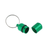 Адресник - капсула под записку, 2,2 х 1,3 см, зелёный Адресник - капсула под записку, 2,2 х 1,3 см, зелёный