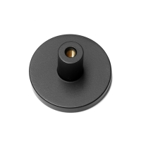 Ручка-кнопка CAPPIO, d=33 мм, h=20 мм., латунь, цвет черный Ручка-кнопка CAPPIO, d=33 мм, h=20 мм., латунь, цвет черный