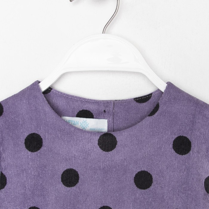 Платье детское KAFTAN Платье детское KAFTAN "Горох", р. 30 (98-104), сиреневый