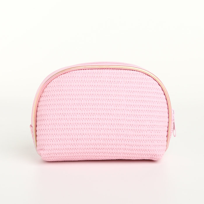 Набор косметичек 2 в 1 на молнии, цвет розовый Набор косметичек 2 в 1 на молнии, цвет розовый