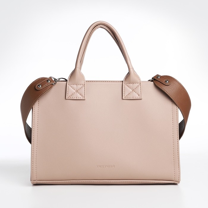 Сумка женская TEXTURA, тоут, средний размер, цвет бежевый Сумка женская TEXTURA, тоут, средний размер, цвет бежевый