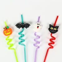 Трубочки для коктейля &laquo;Хэллоуин&raquo;, в наборе 4 шт.