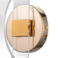 Бра 2507/1 LED 6Вт 4000К золото 7х15 см