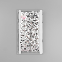 Тесьма декоративная с пайетками, 15 мм, 9,1 ± 0,5 м, цвет серебряный Тесьма декоративная с пайетками, 15 мм, 9,1 ± 0,5 м, цвет серебряный