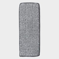 Насадка для швабры Raccoon, на липучке, микрофибра, крепления с 2-х сторон, 32&times;12,5 см