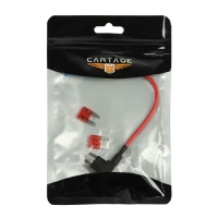 Удлинитель предохранителя, мини 10А, провод 15 см Удлинитель предохранителя, мини 10А, провод 15 см