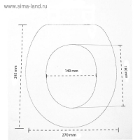 Сиденье для унитаза детское Доляна &laquo;Зверята&raquo;, 27&times;29 см