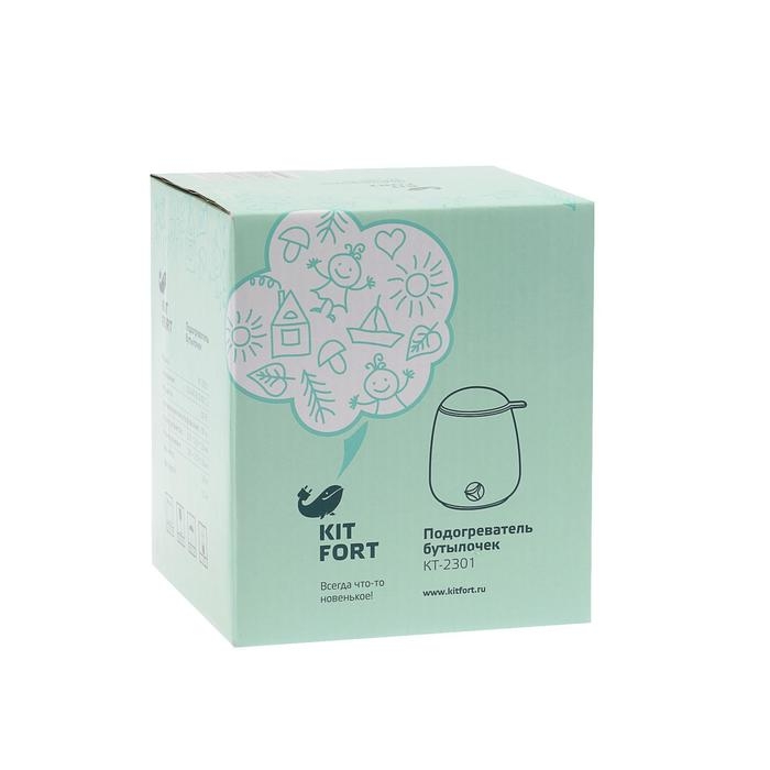 Подогреватель для бутылочек Kitfort КТ-2301, 100 Вт, 3 режима, 40/70/100 °С, белый Подогреватель для бутылочек Kitfort КТ-2301, 100 Вт, 3 режима, 40/70/100 °С, белый