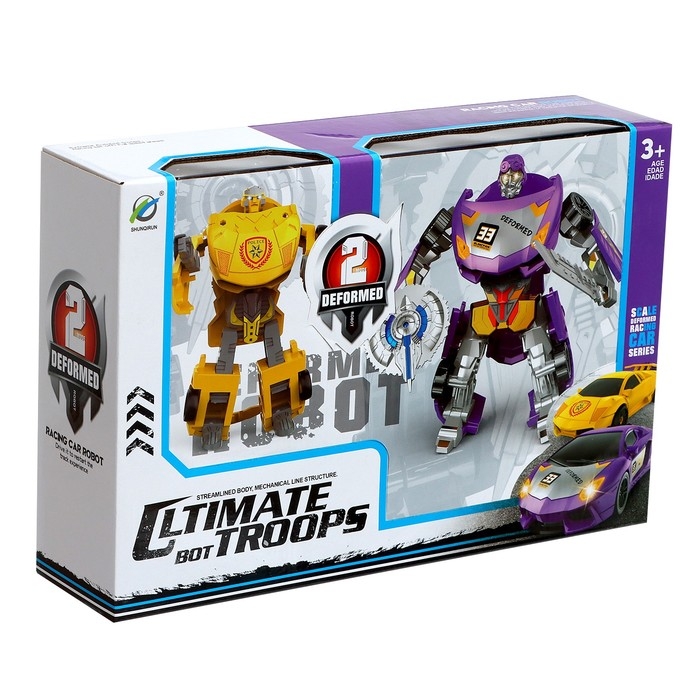 Набор роботов &laquo;Гоночные автомобили&raquo;, трансформируются