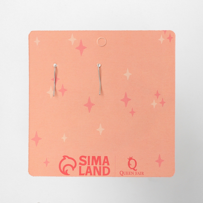 Новый год! Серьги &laquo;Новогодние&raquo; леденец, цвет бело-красный в серебре