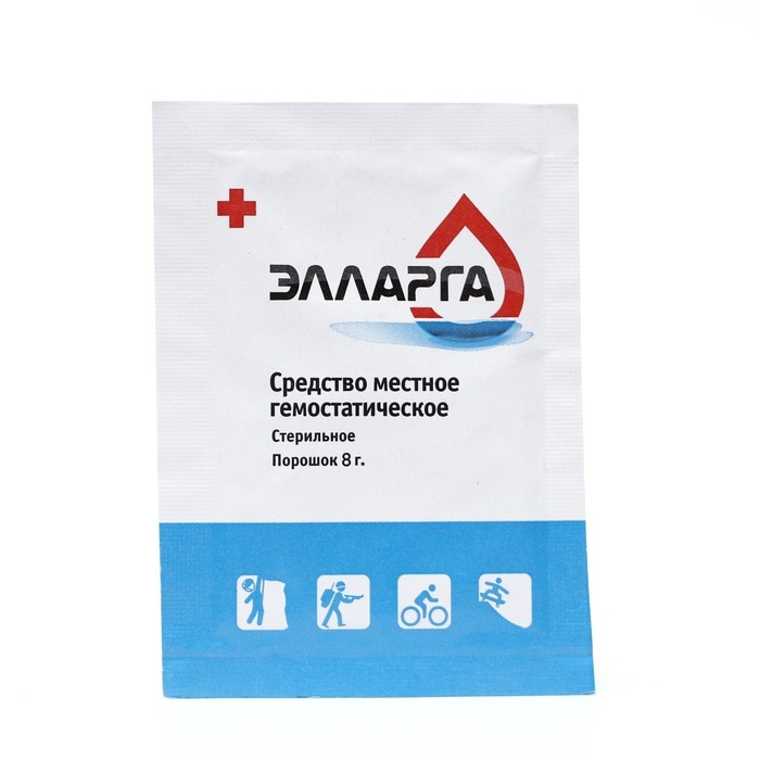 Средство местное гемостатическое &laquo;ЭЛЛАРГА&raquo;, порошок, стерильное, 8  г.