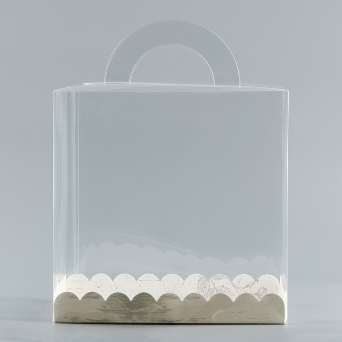 Коробка кондитерская, сундук, упаковка, &laquo;Дорогому человеку&raquo;, 20 х 20 х 20 см