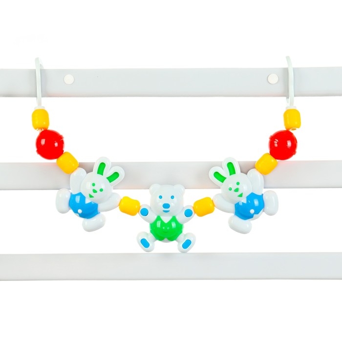 Растяжка на коляску/кроватку «Лесная сказка», 3 игрушки, Аэлита Растяжка на коляску/кроватку «Лесная сказка», 3 игрушки, Аэлита