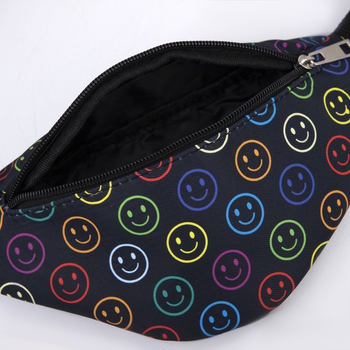 Сумка детская поясная NAZAMOK kids &laquo;Смайл&raquo; 20 см х 10 см х 6 см