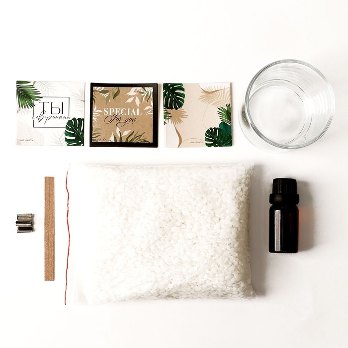 Свеча своими руками. Создание свечи &laquo;Coconut&raquo;, набор для творчества