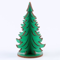 Новый год! Модель из дерева &laquo;Ёлка сборная №27&raquo;