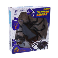 Паук радиоуправляемый &laquo;Чёрная вдова&raquo;, световые эффекты, работает от батареек