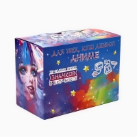 Значки деревянные &laquo;Аниме&raquo; в шоубоксе, 20 шт