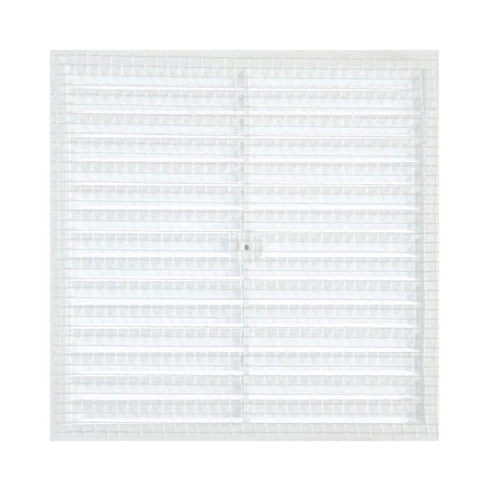 Решетка вентиляционная "КосмоВент" Л130, 130 х 130 мм, с сеткой, неразъемная