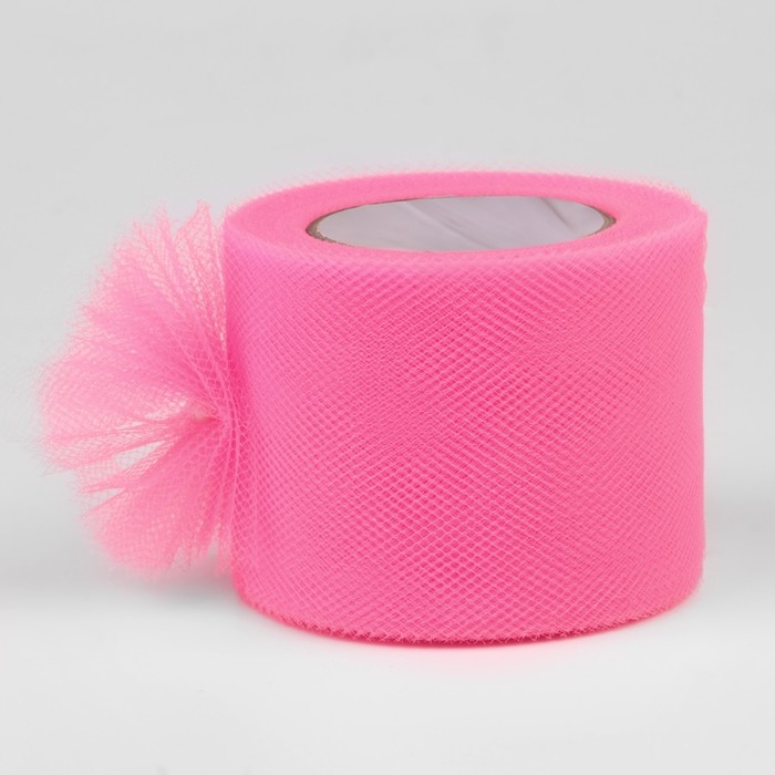 Фатин, 5 см, 11 &plusmn; 1 г/кв.м, 23 &plusmn; 1 м, цвет розовый №4