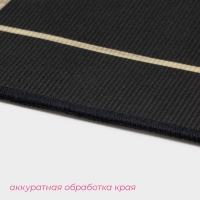 Коврики для ванной и туалета Доляна &laquo;Геометрия&raquo;, 3 шт: 50&times;80, 50&times;40, 40&times;43 см