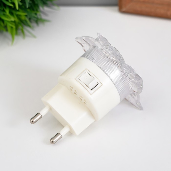 Ночник Ночник "Солнышко голубое", 6,5х6,5 см RISALUX