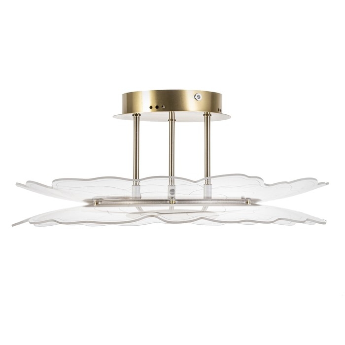 Люстра "Грация" LED 48Вт 3000-6000К золото 50х50х7-150смсм