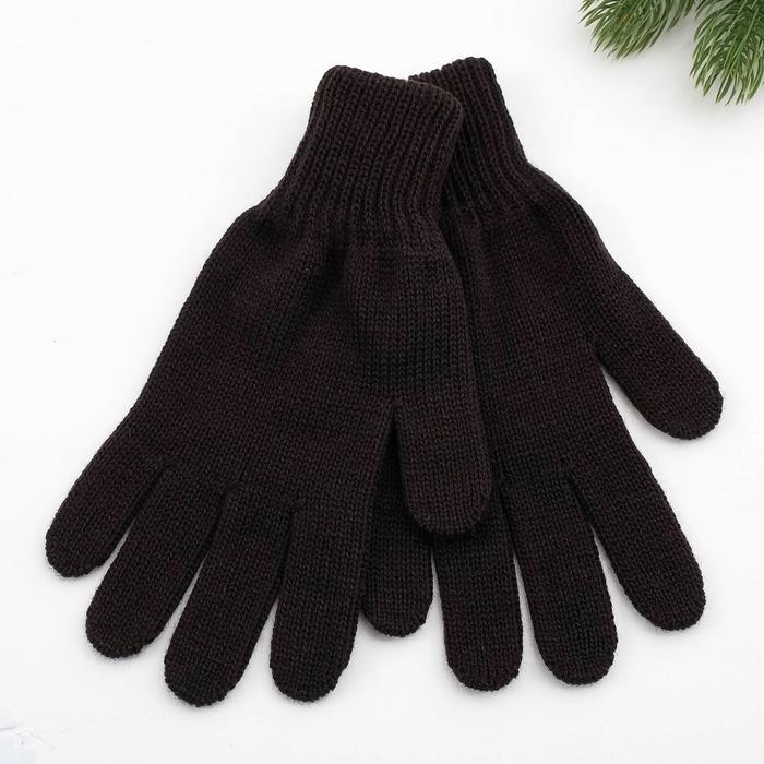 Перчатки женские, цвет чёрный, размер 18 Перчатки женские, цвет чёрный, размер 18