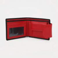 Кошелёк женский на магните, цвет чёрный