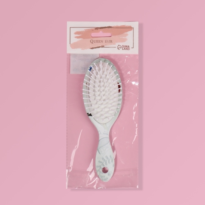 Расчёска массажная, 5,5 &times; 16 см, рисунок МИКС